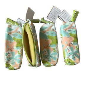 Green Floral Women’s Pouch